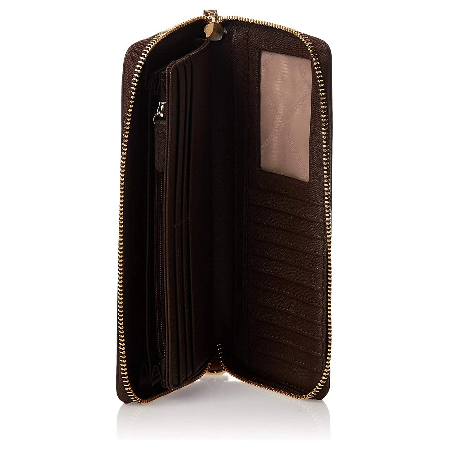 Michael Kors Jet Set Travel Logo LG Continental Wristlet Wallet (32S7STTE9B)