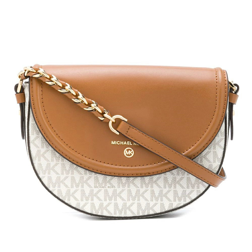 Michael Kors Jet Set Logo Medium Half Dome Crossbody (32T0GT9C6B)