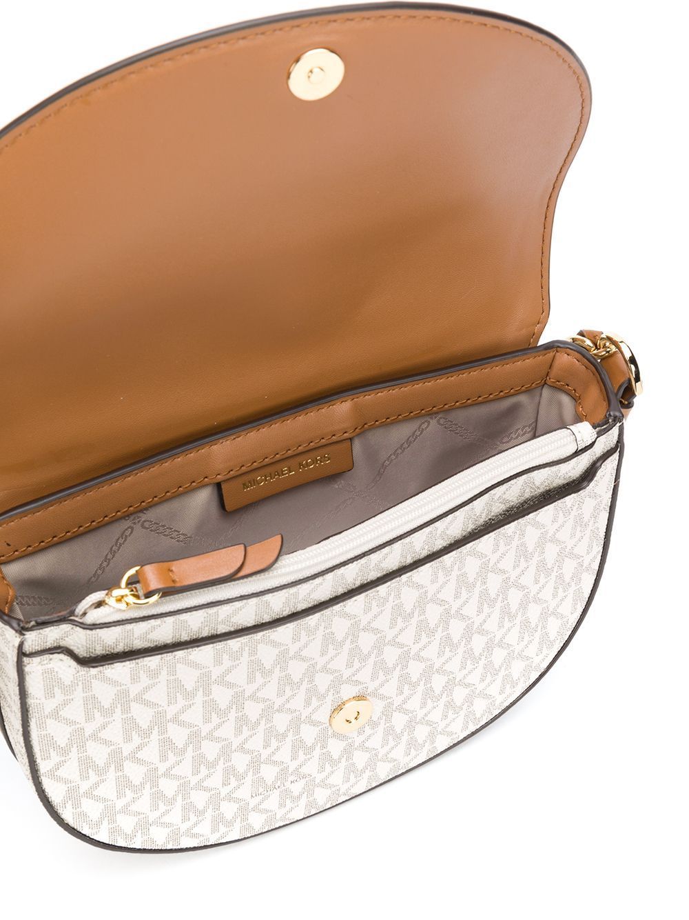 Michael Kors Jet Set Logo Medium Half Dome Crossbody (32T0GT9C6B)