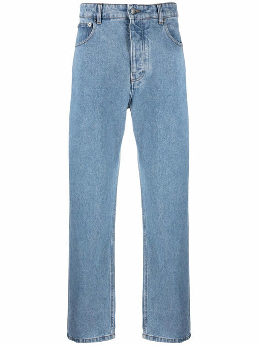 AMI Paris Straight Fit Denim Pants (E22HTR002.603)