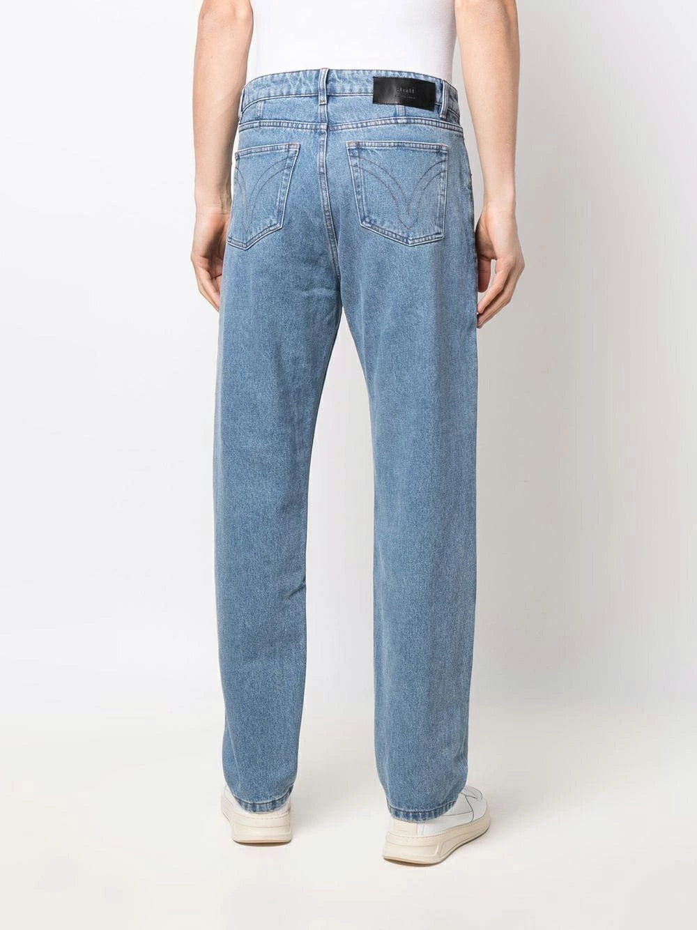 AMI Paris Straight Fit Denim Pants (E22HTR002.603)