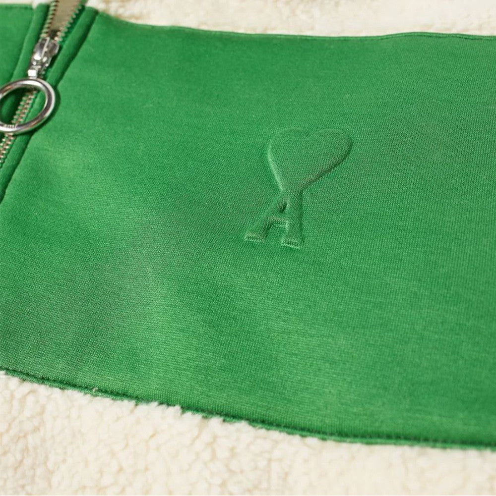 AMI Paris Fleece Zip Jacket (E22HJK003.757)