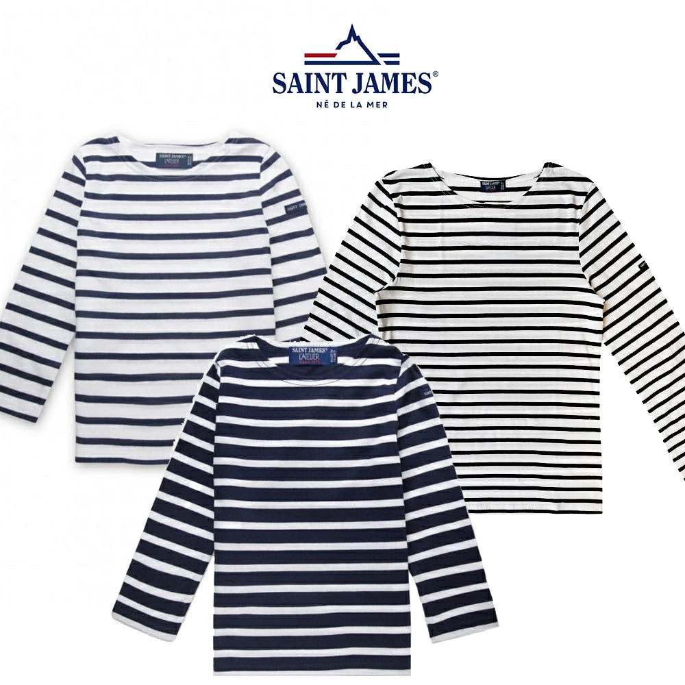 Saint James Meridien Moderne Breton Shirt (9858)