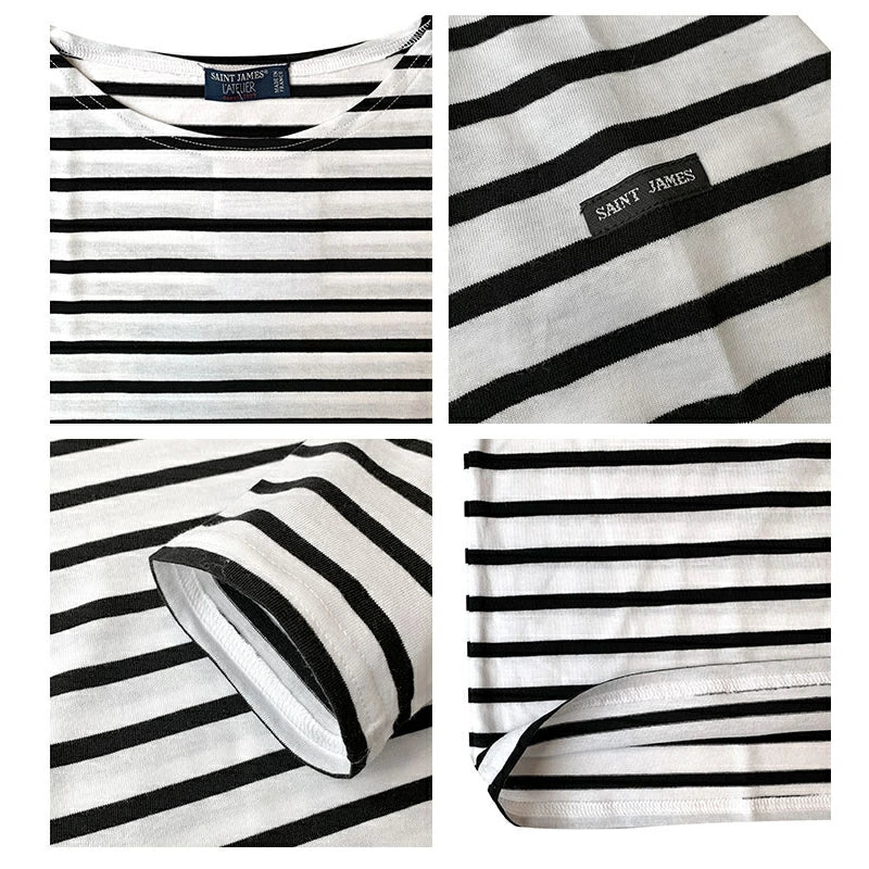 Saint James Meridien Moderne Breton Shirt (9858)