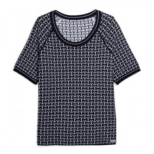 Saint James Argeles Reversible Anchor Sweater (0463-DR)