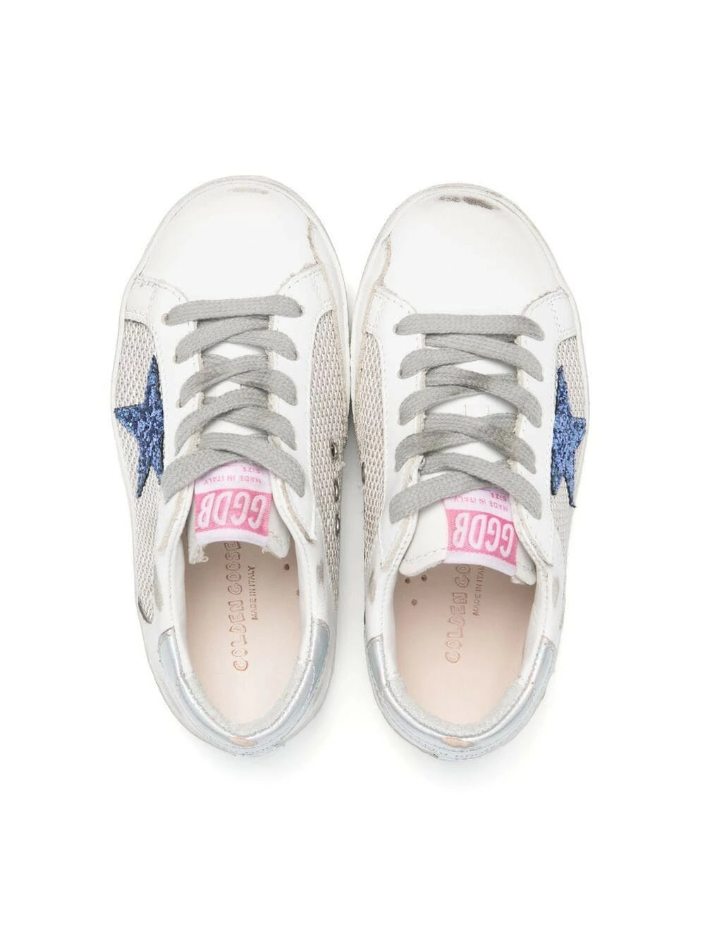 Golden Goose Superstar Double Quarter Sneakers (GYF00103.F001071.10481)