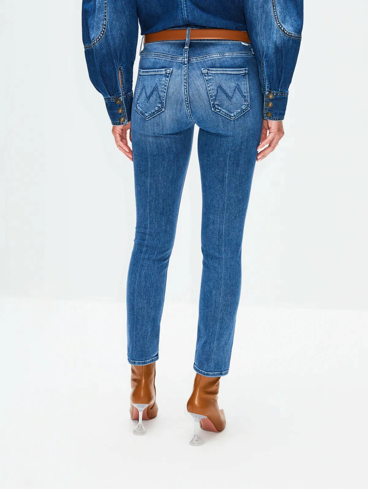 MOTHER The Mid Rise Dazzler Ankle Jeans (1686-104)