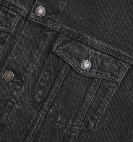 AMI Paris Men's Denim Trucker Jacket HJK204.612