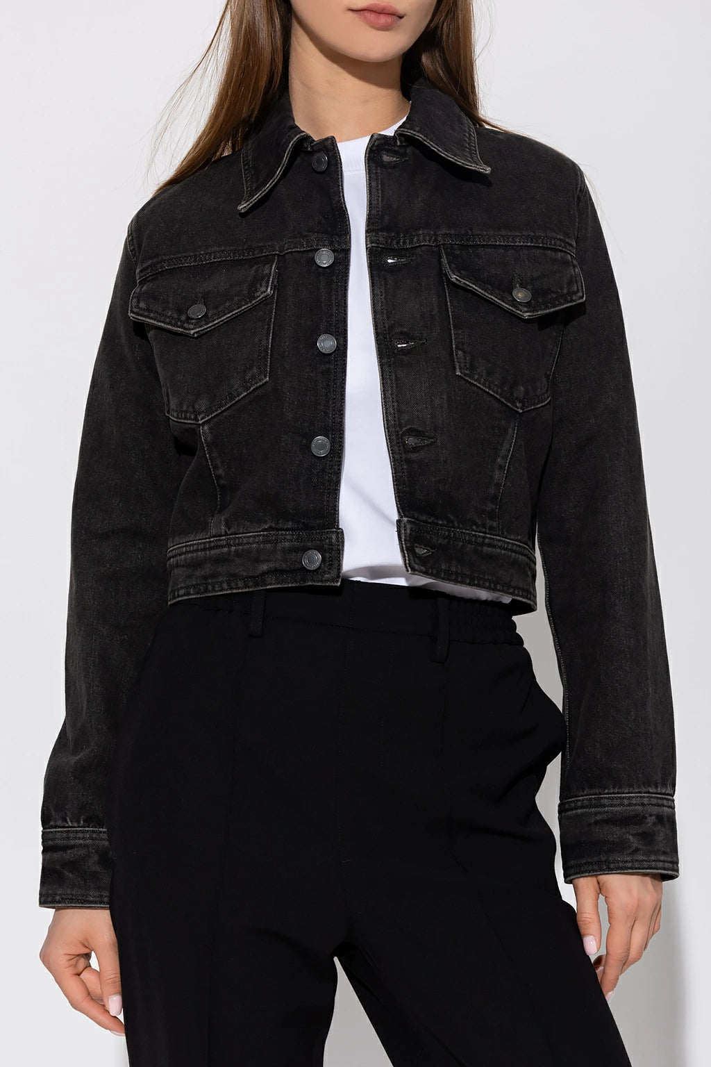 AMI Paris Ami de Coeur Denim Jacket (FJK001.612)