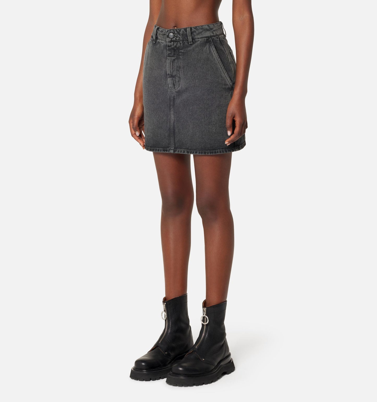 AMI Paris Short Denim Skirt (E22FSK003.612)