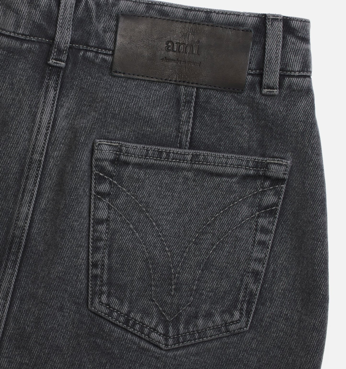 AMI Paris Short Denim Skirt (E22FSK003.612)