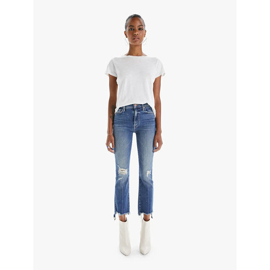 MOTHER The Insider Crop Step Chew Jeans (1417-104)