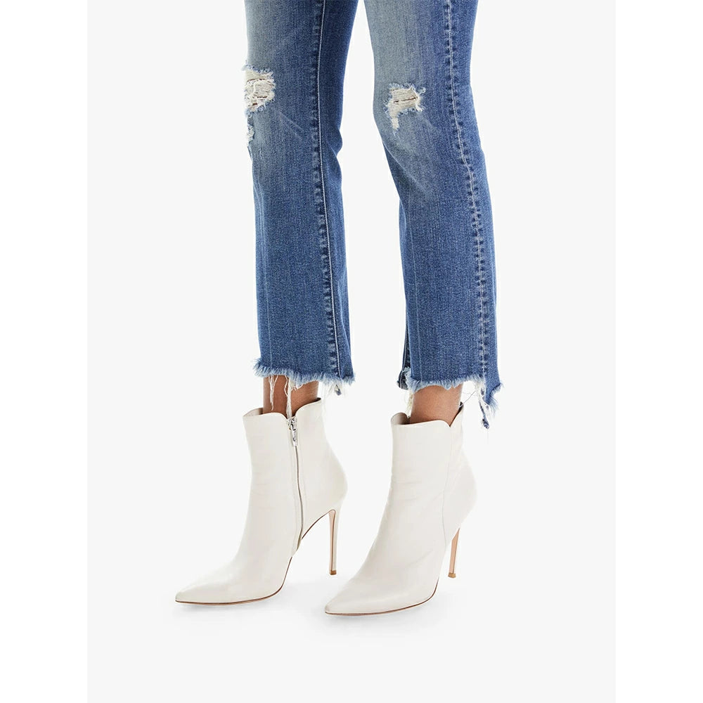 MOTHER The Insider Crop Step Chew Jeans (1417-104)