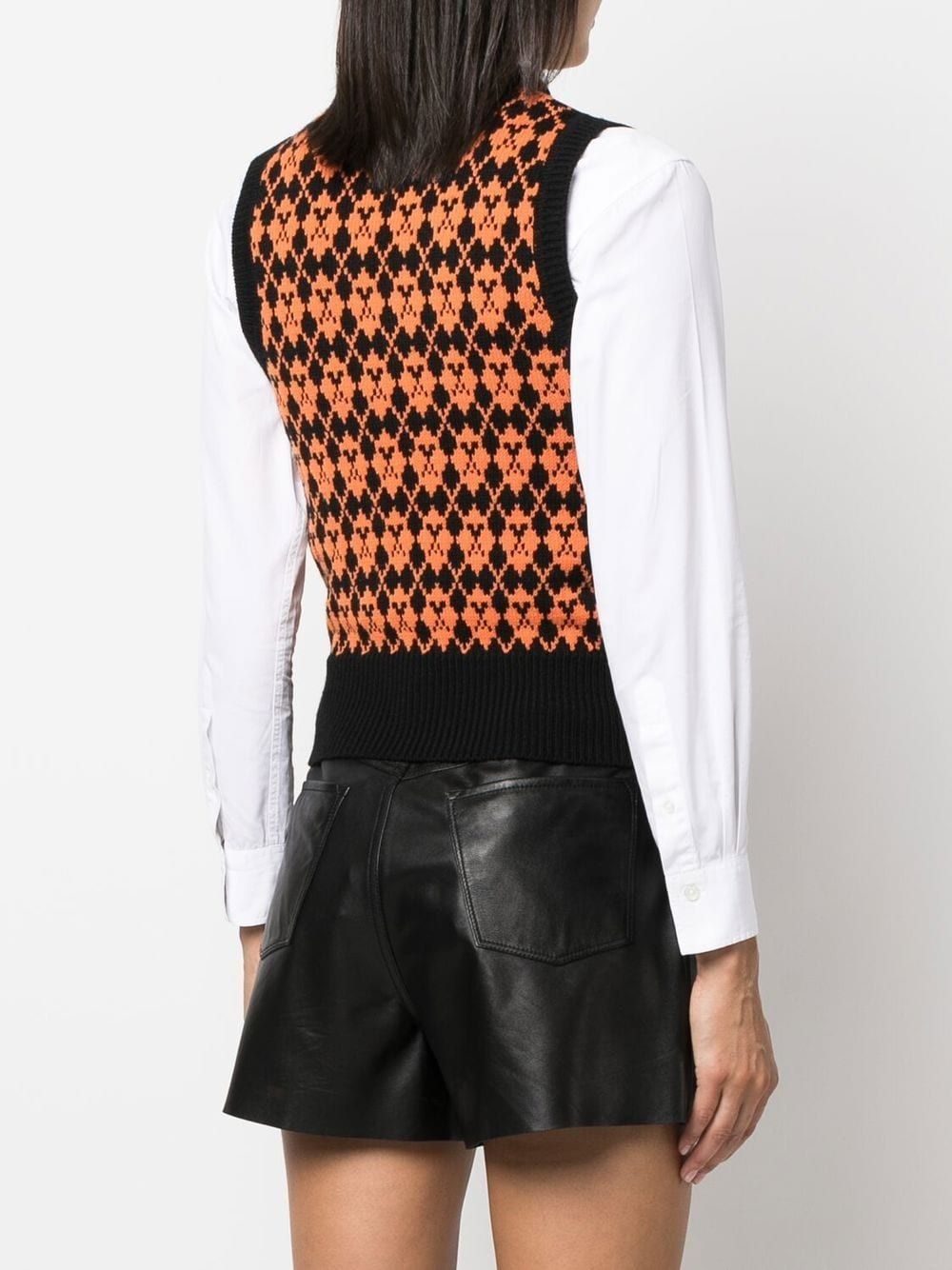 AMI Paris Ami de Coeur Wool Sweater Black/Purple (FKS730.030)