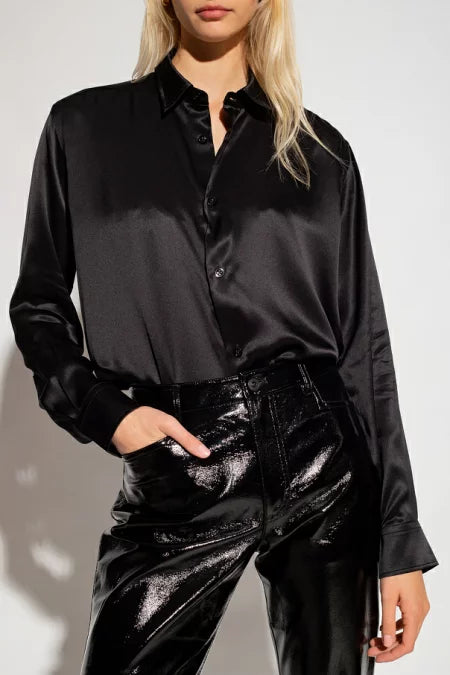 AMI Paris Silk Shirt - FSH080.248