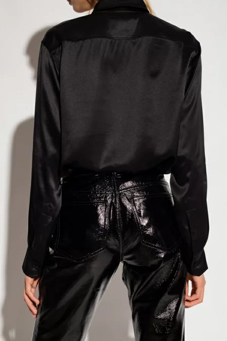 AMI Paris Silk Shirt - FSH080.248