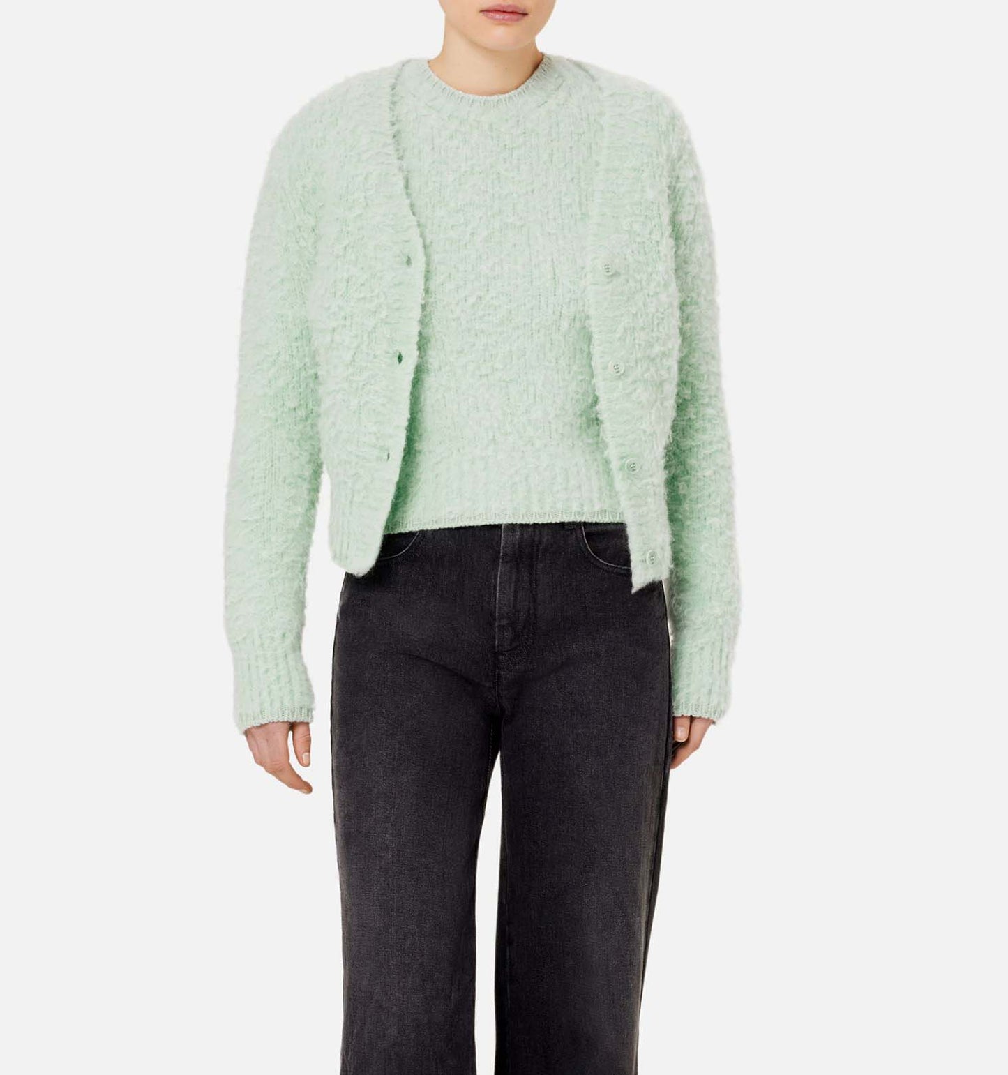 Ami Small Heart Wool Knit (FKC153.028)