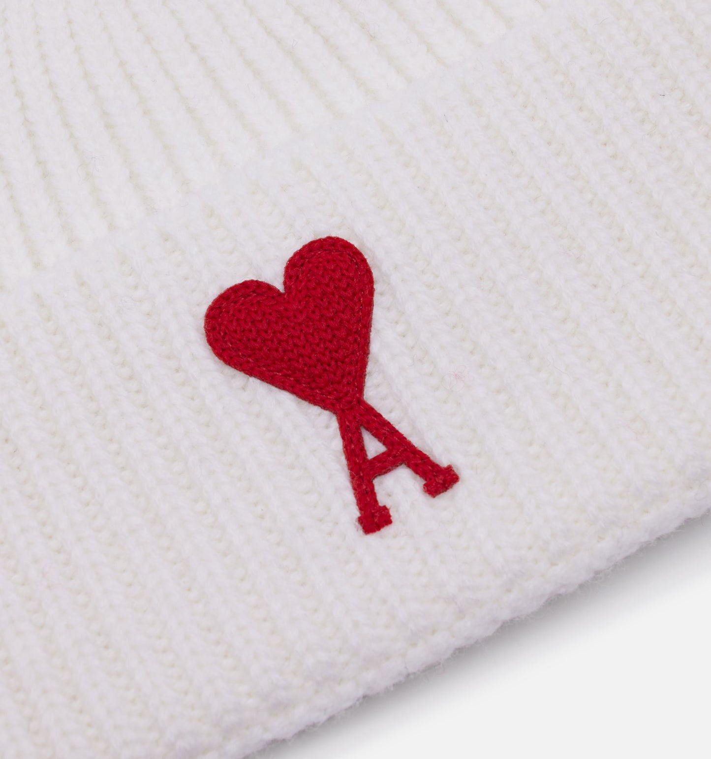 AMI Paris Ami de Coeur Wool Beanie (UHA235.018)