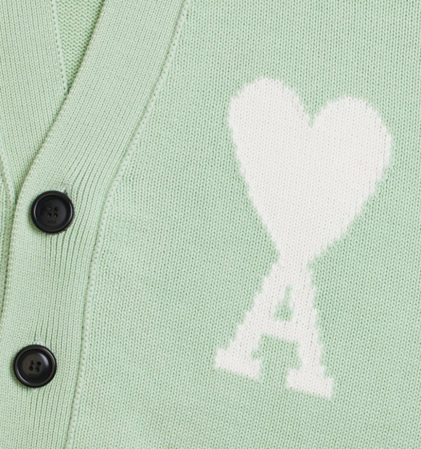 Ami de Coeur Big Heart Logo Wool Cardigan (E22UKC003.016)