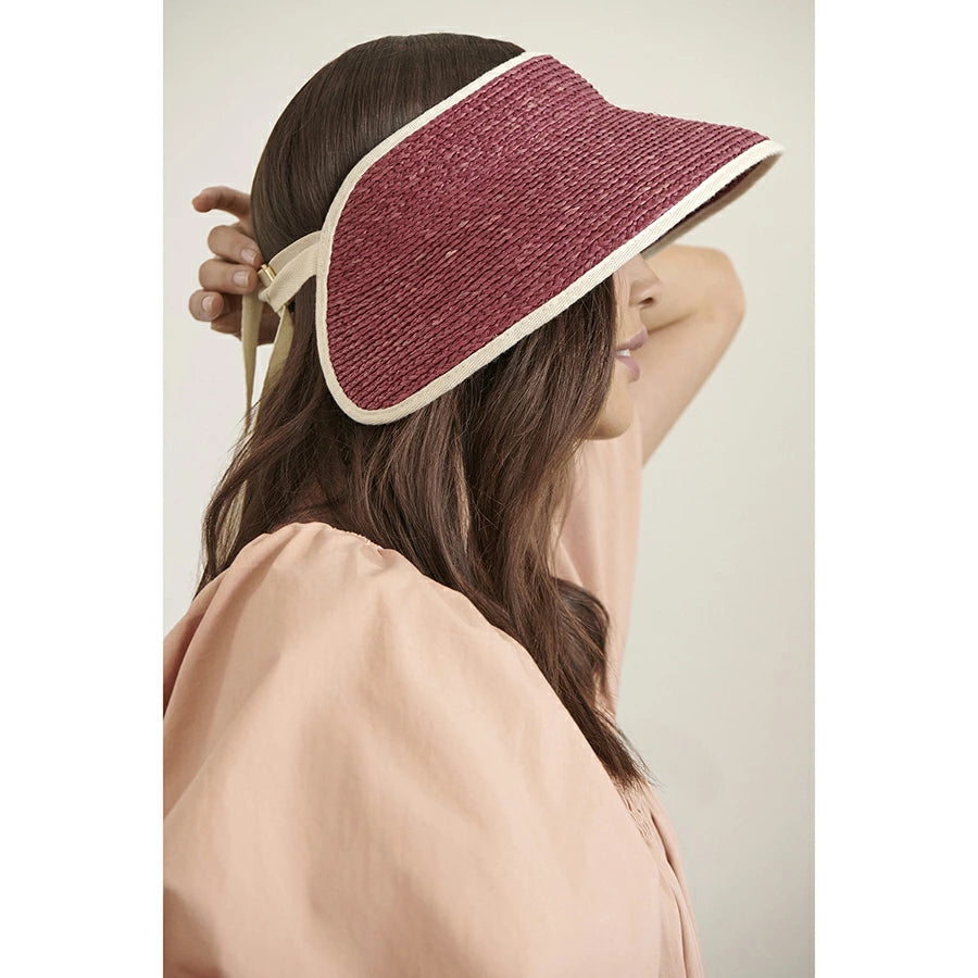 Helen Kaminski Aleeya 9 Raffia Visor (HAT50513ALEEY9)