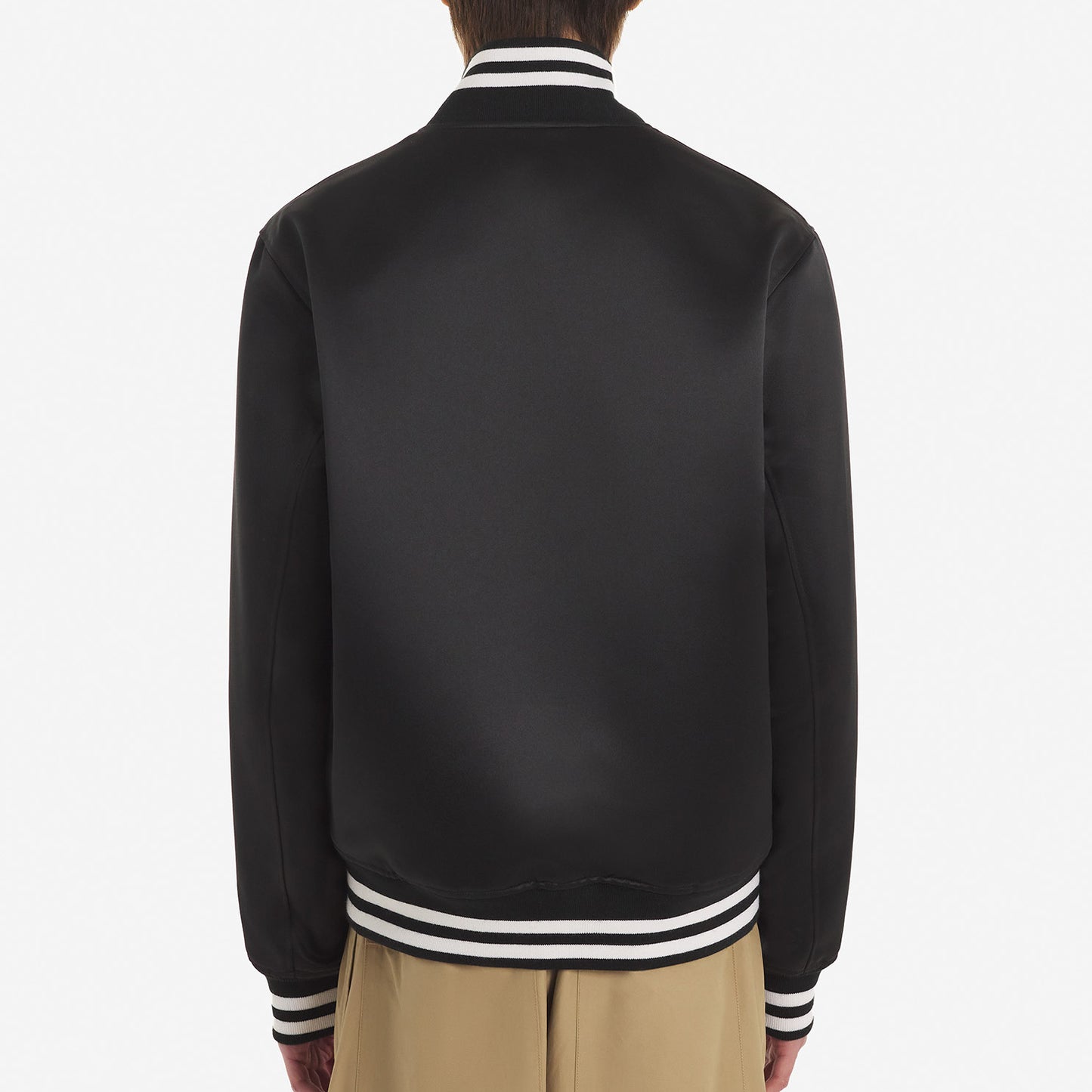 Maison Kitsuné Satin Teddy Jacket – KM02233WQ0052