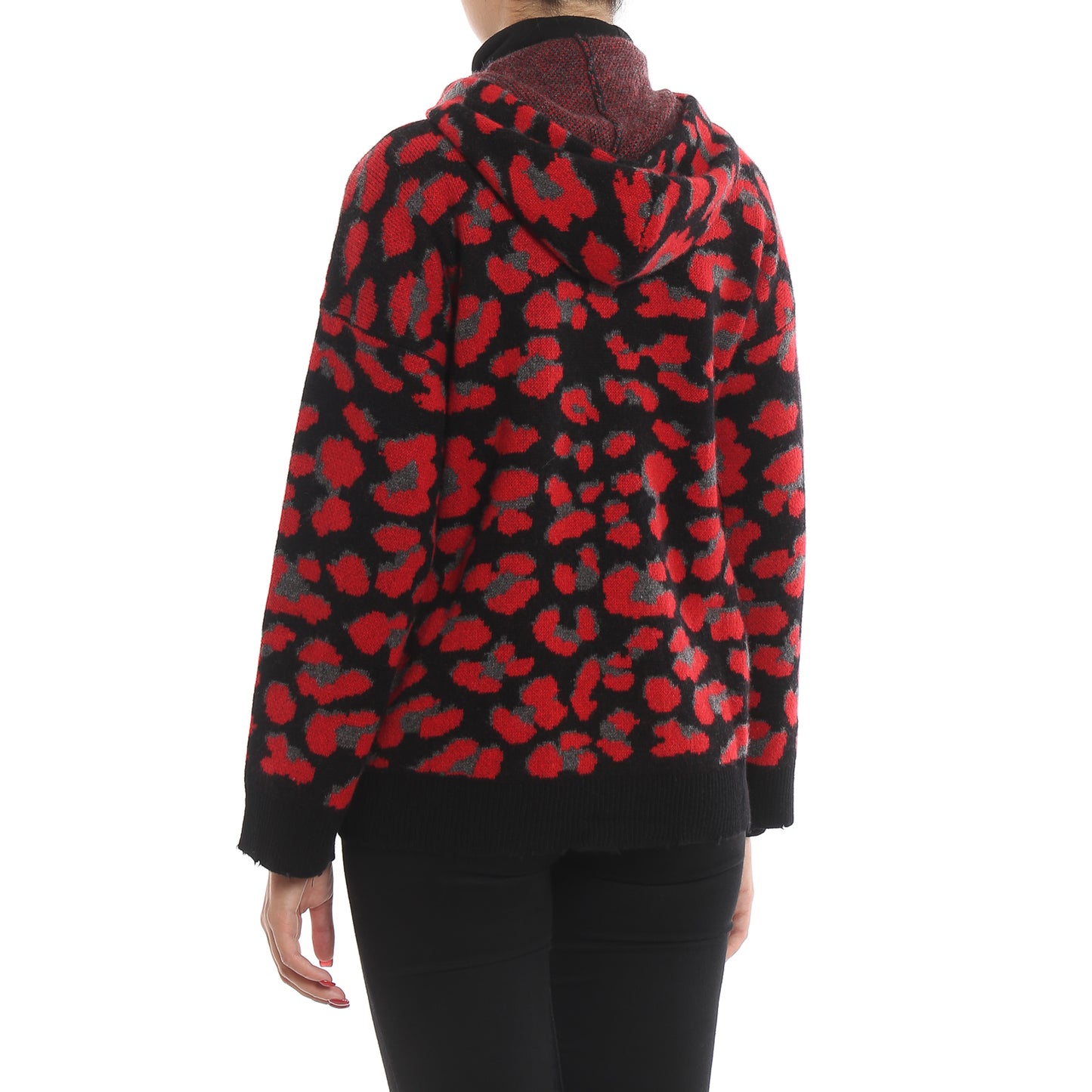 Zadig & Voltaire Lennox Leo Jacquard Hoodie (WHML2402F)