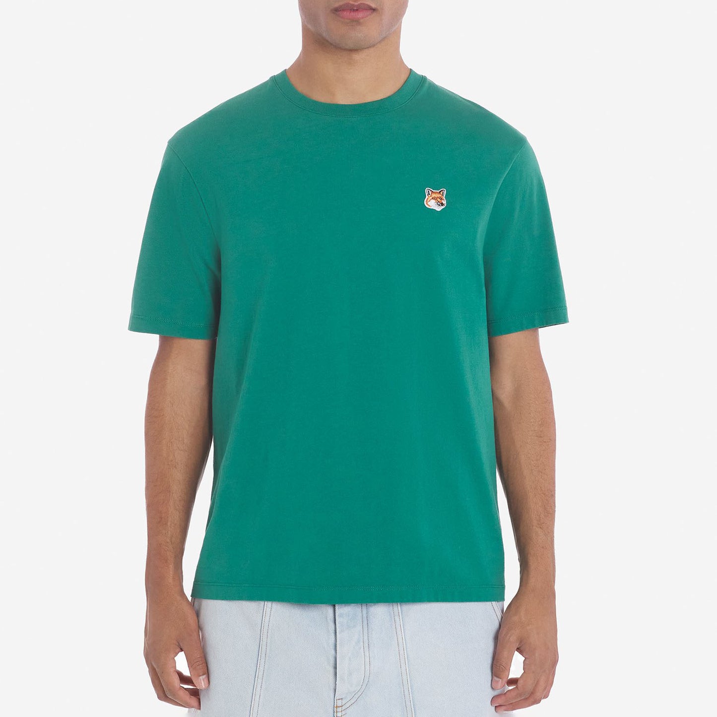 Maison Kitsuné Tricolor Fox Patch Classic T-Shirt (LM00104KJ0008)