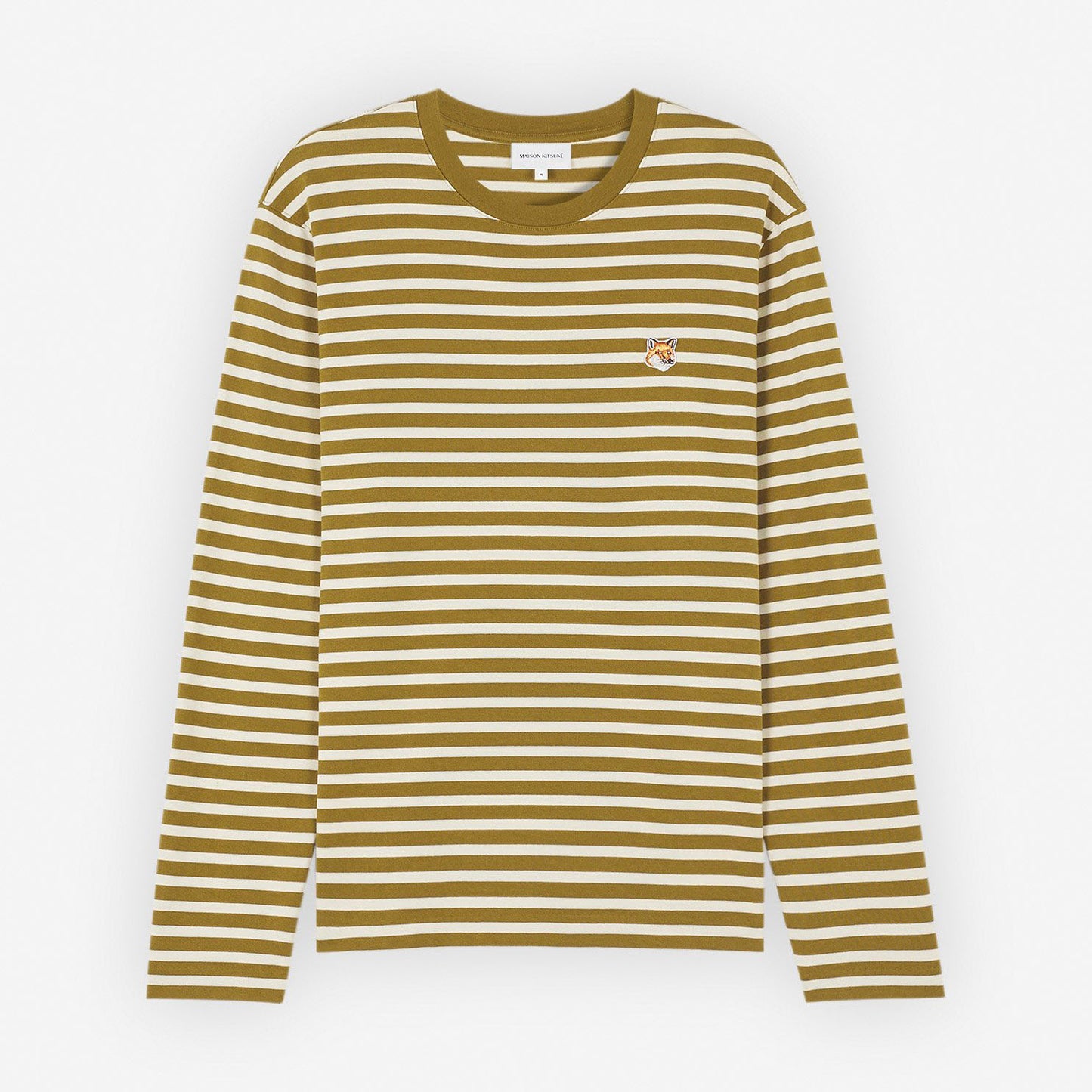 Maison Kitsuné Fox Head Patch Regular Marin Tee Shirt (LM00105KJ0046)