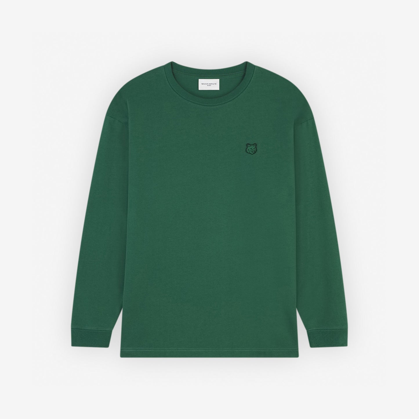Maison Kitsuné Long Sleeve T-Shirt Tear Green (LM00109.KJ0800)