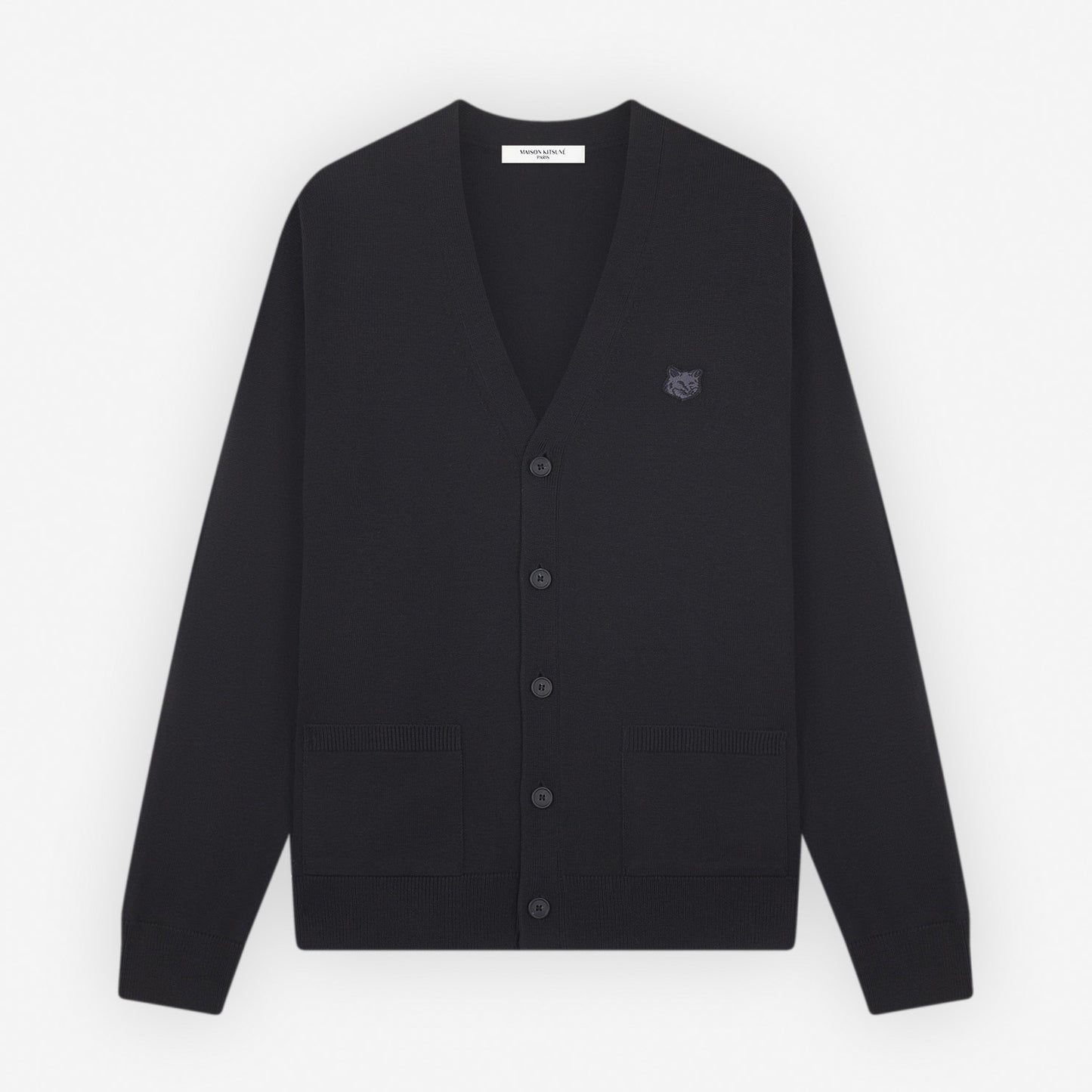 Maison Kitsuné Fox Head Patch Cardigan (LM00505KT1036)