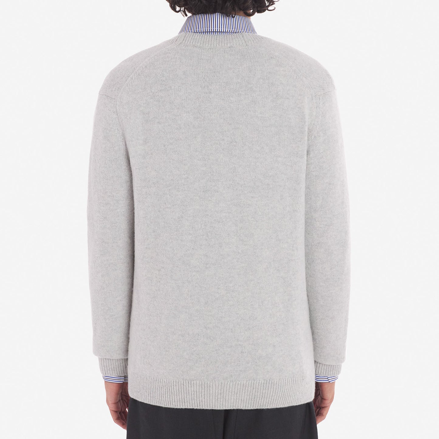 Maison Kitsuné Classic Fox Head Wool Cardigan (LM00507KT1006)