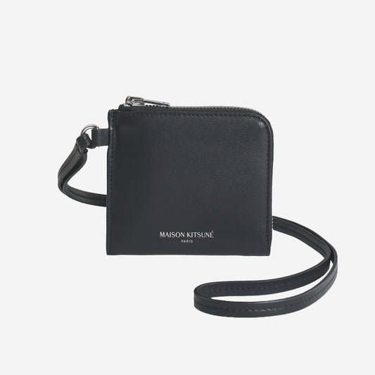 Maison Kitsuné Small Zip Wallet Bag (LM05347LC0038)