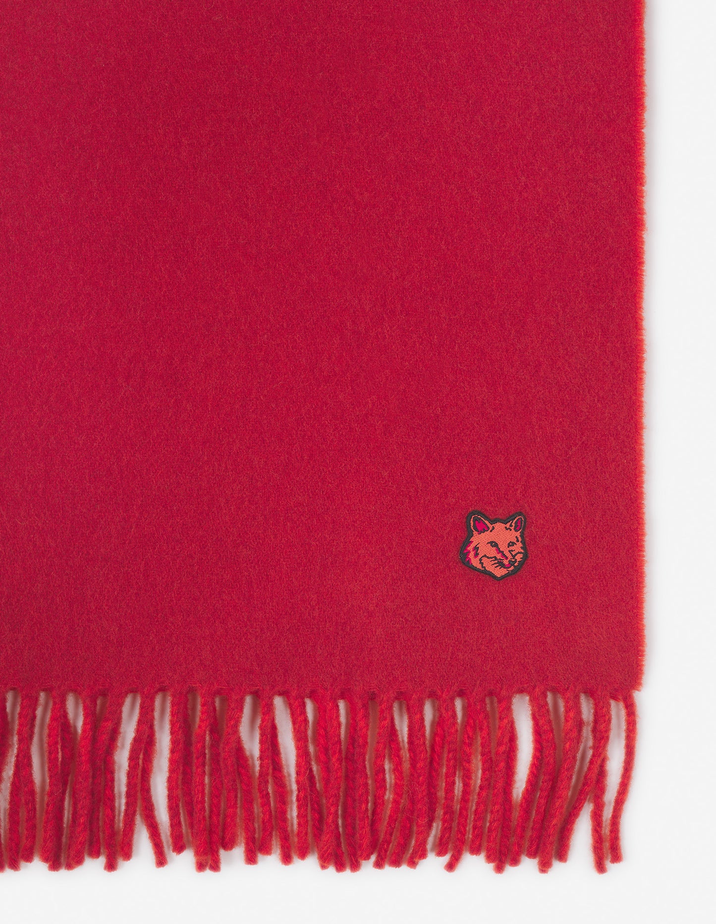 Maison Kitsuné Wool Scarf Navy (LM06201WA0018)