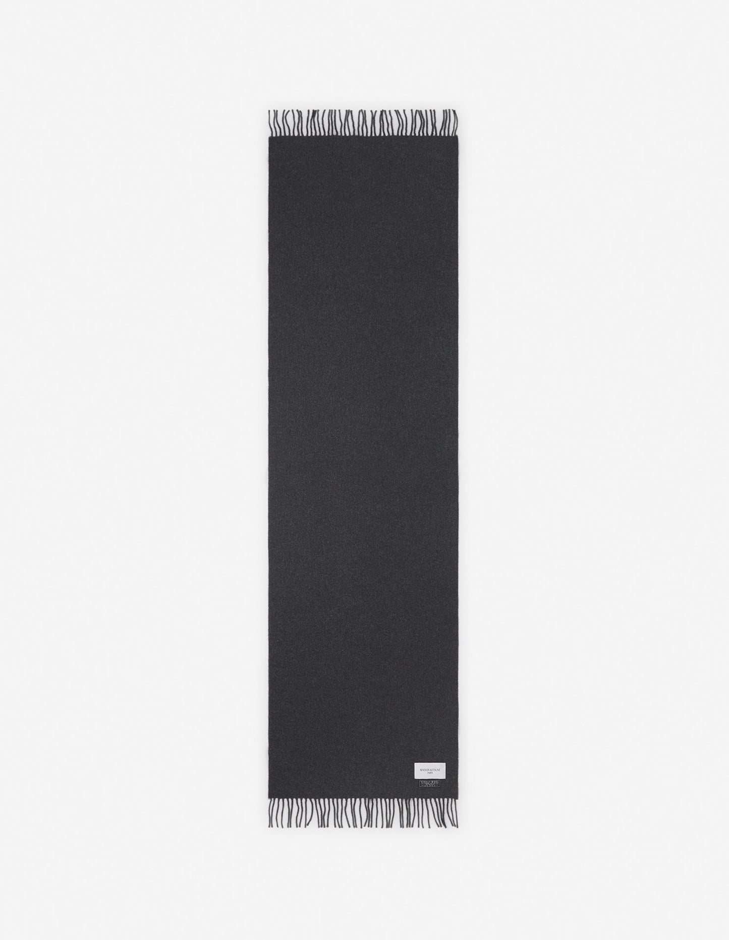 Maison Kitsuné Wool Scarf Navy (LM06201WA0018)