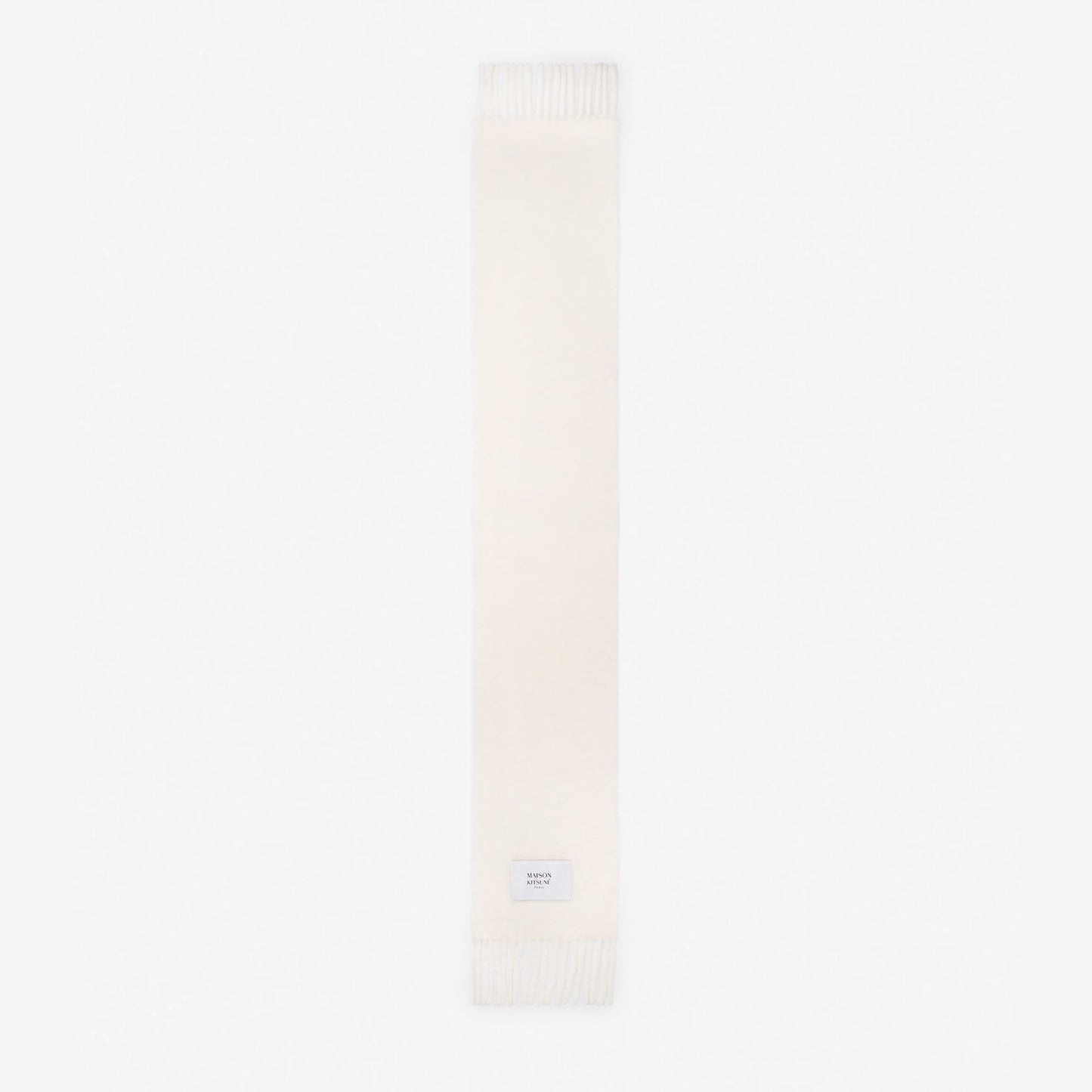 Maison Kitsuné Baby Alpaka Scarf Ivory (LM06206WA0022)