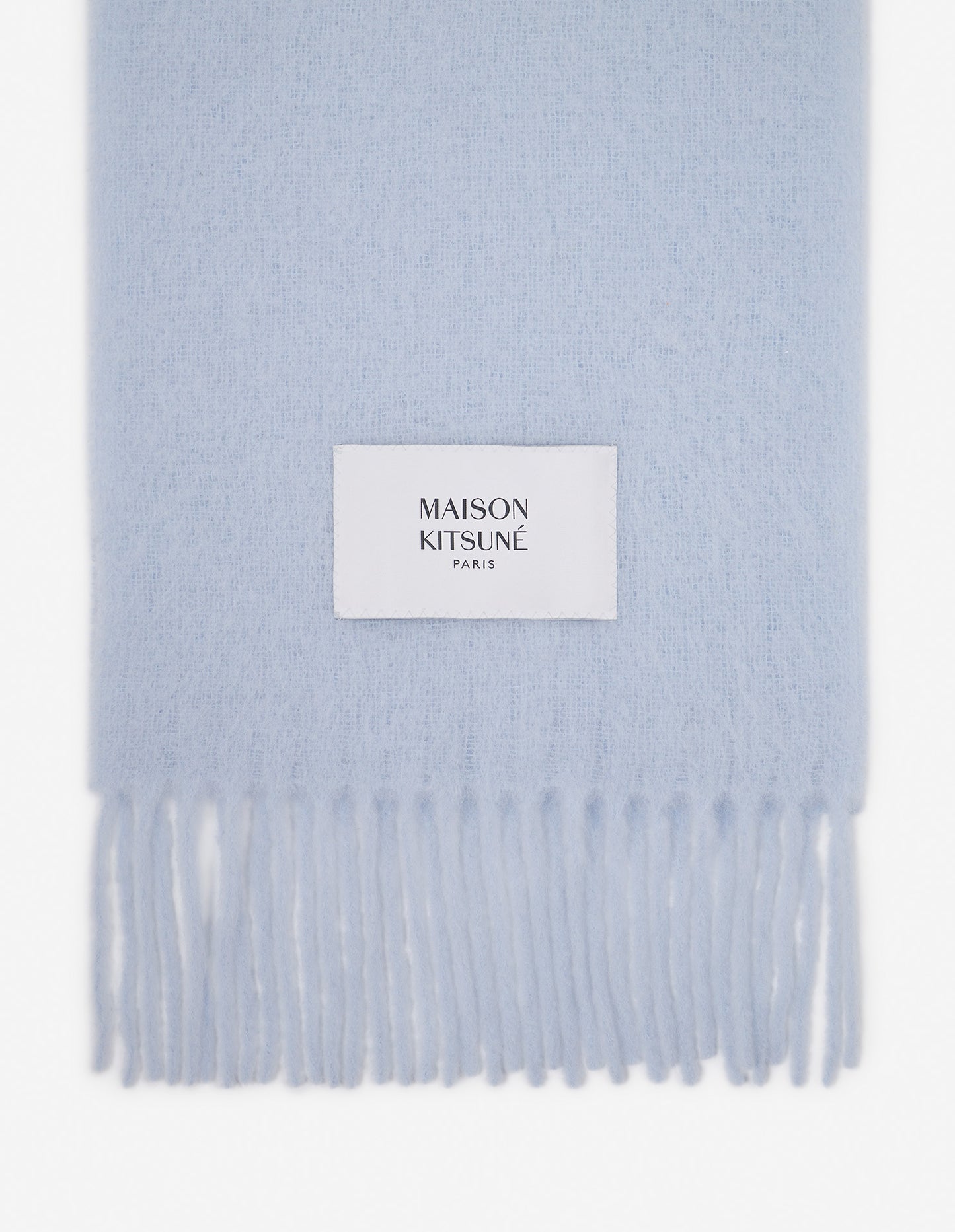 Maison Kitsuné Baby Alpaka Scarf Ivory (LM06206WA0022)