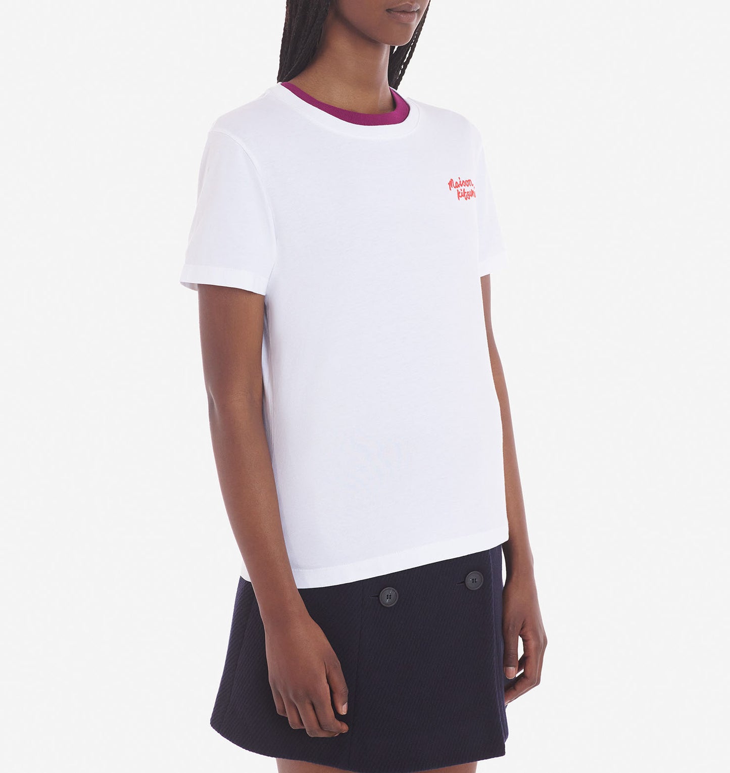 Maison Kitsuné Women's Paris Logo T-Shirt (LW00115KJ0008)
