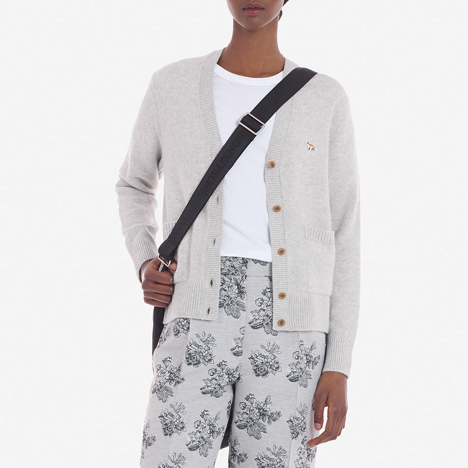 Maison Kitsuné Baby Fox Patch Boxy Cardigan (LW00507KT1006)