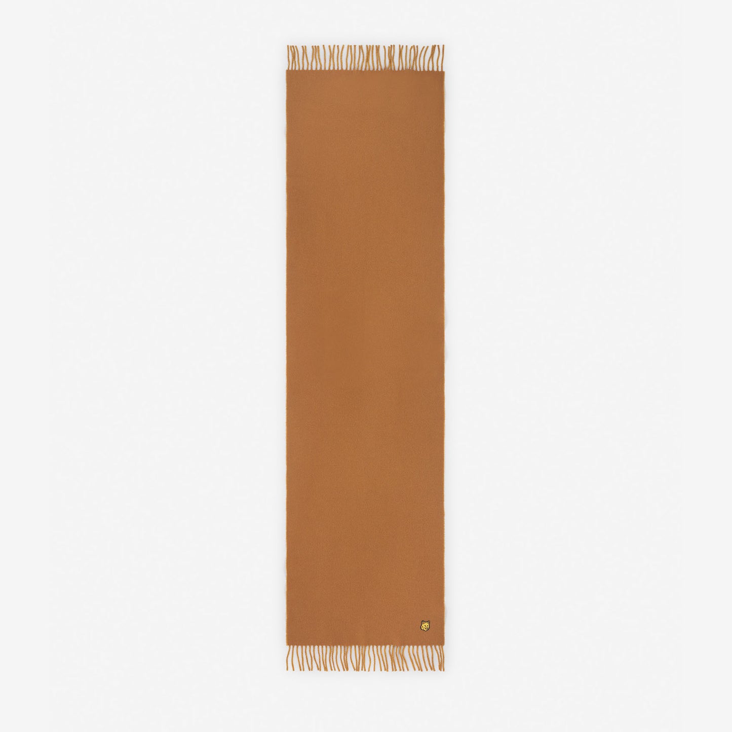 Maison Kitsuné Wool Scarf Mustard Two-Tone (LW06201WA0018)