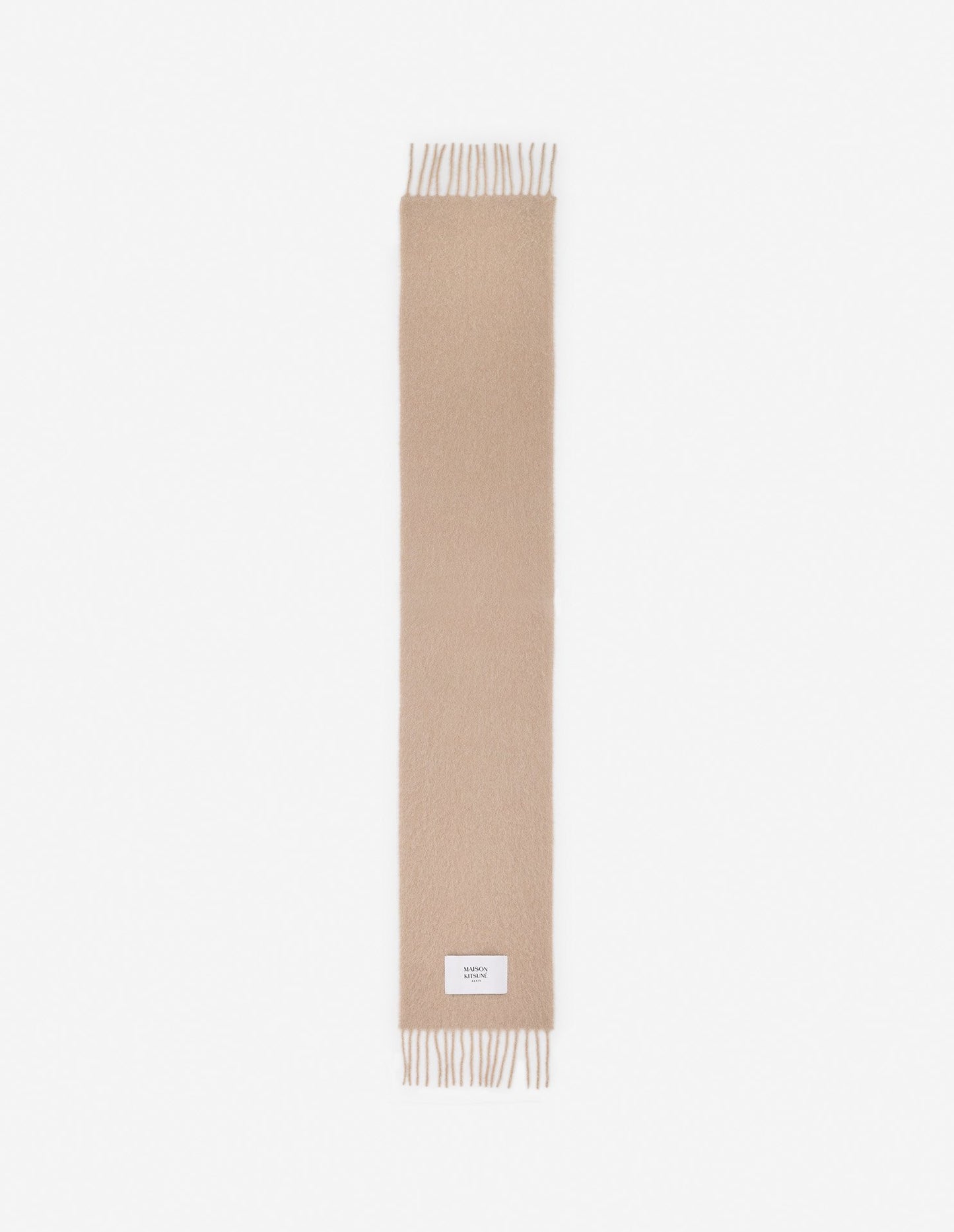 Maison Kitsuné Baby Alpaka Scarf Beige (LW06206WA0022)