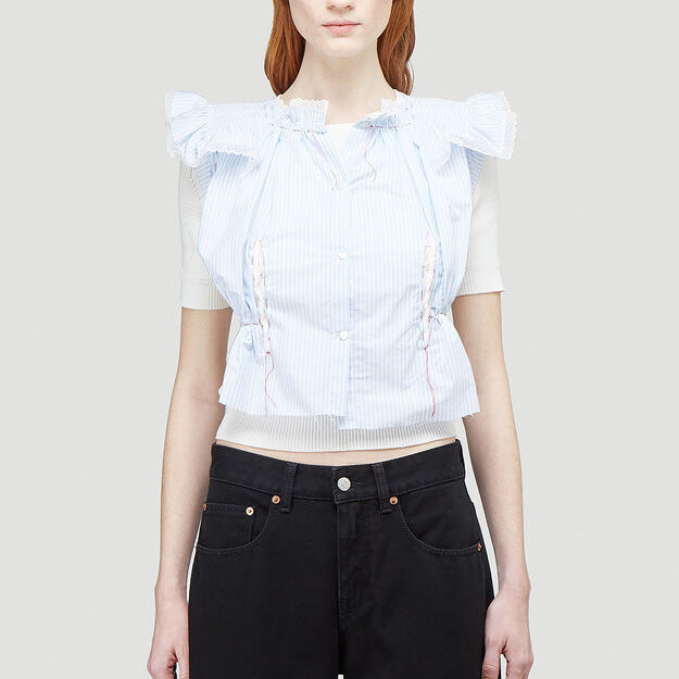 Maison Margiela Ruffle Detail Blouse (S51HA1087)