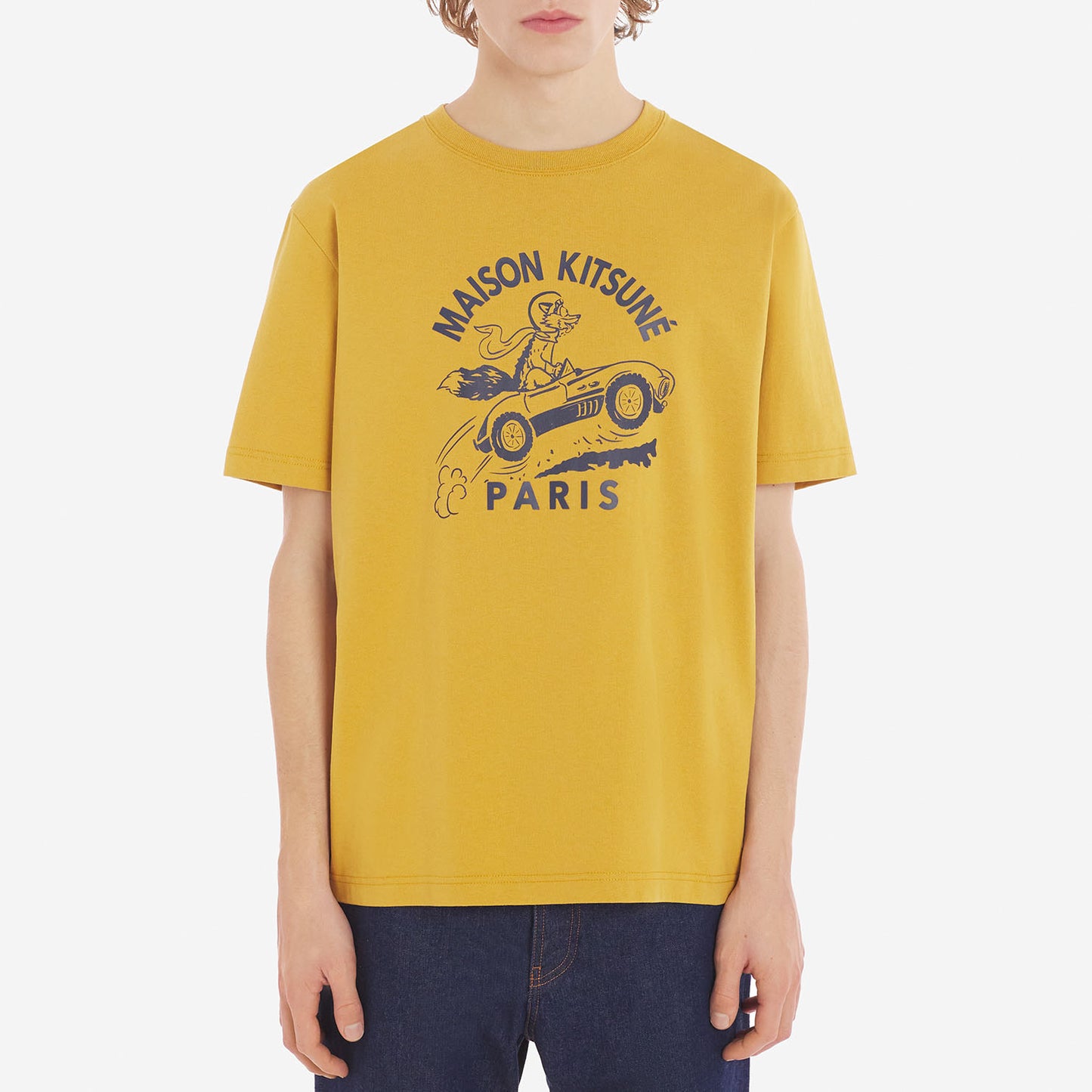 Maison Kitsuné Car Graphic Logo T-Shirt (MM00109KJ0118)