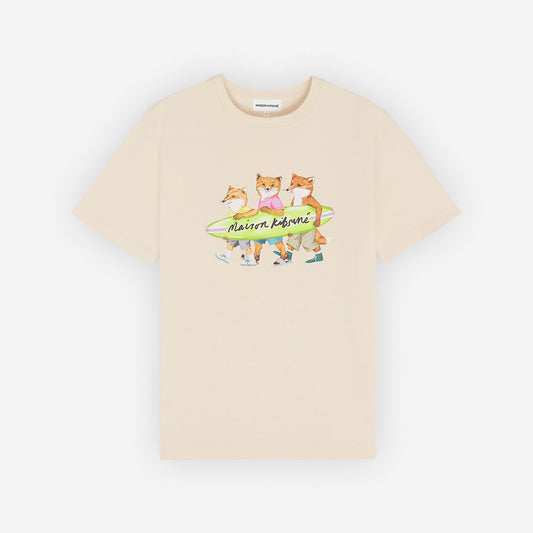 Maison Kitsuné Surfing Foxes Comfort T-Shirt (MM00120KJ0118)