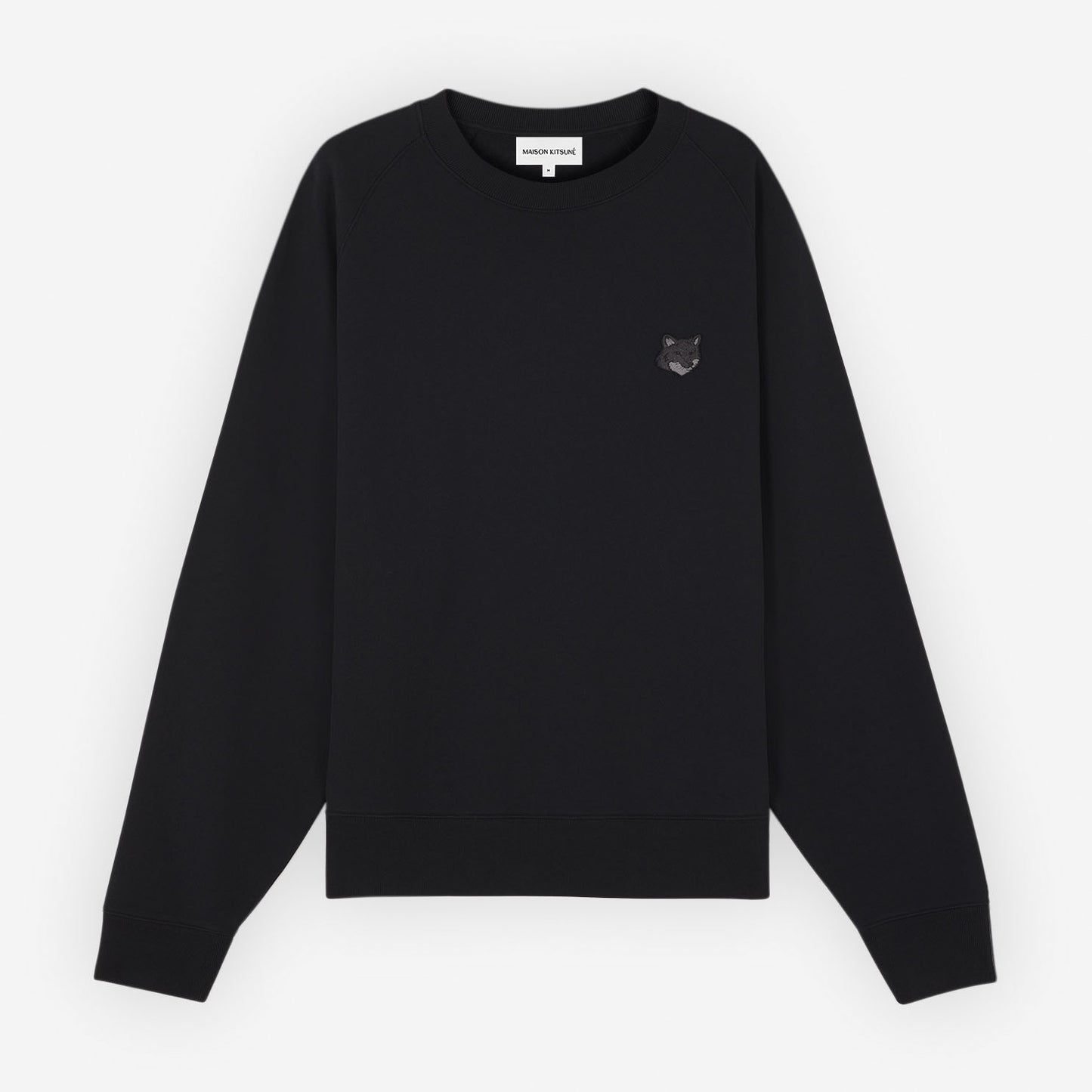 Maison Kitsuné Black Fox Patch Classic Sweatshirt (MM00304KM0001)