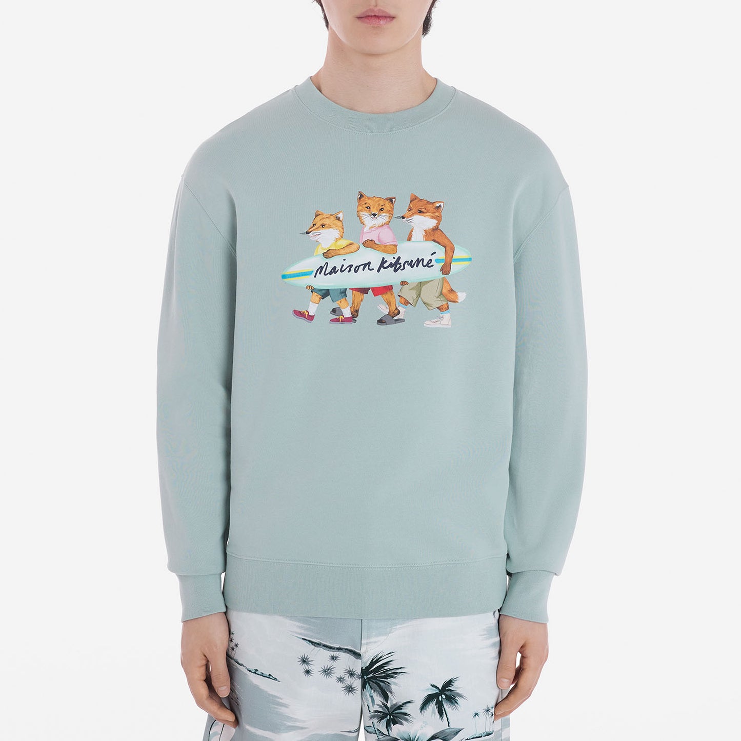 Maison Kitsuné Fox Head Sweatshirt (MM00310KM0129)