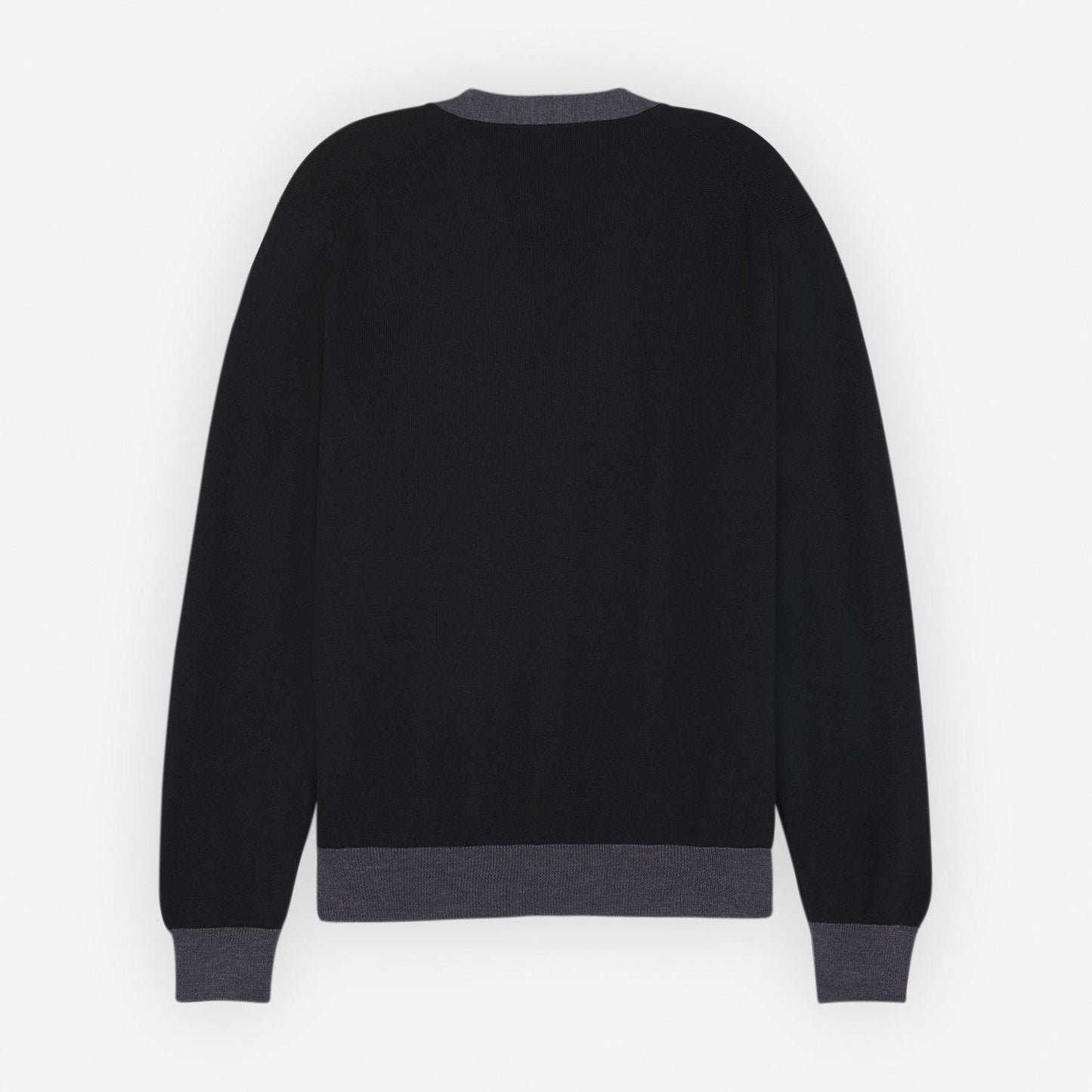 Maison Kitsuné Contrast Trim Fox Head Cardigan (MM00505KT1036)