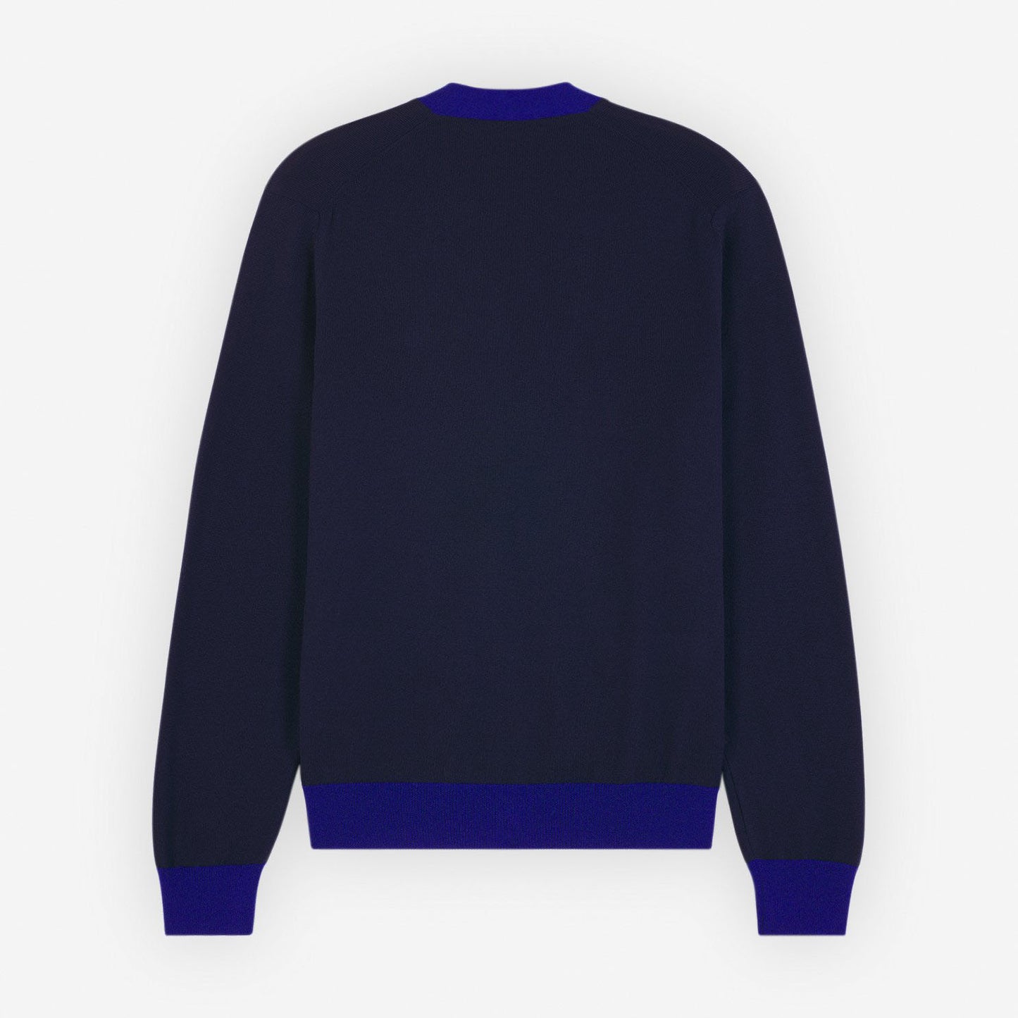 Maison Kitsuné Contrast Trim Fox Head Cardigan (MM00505KT1036)