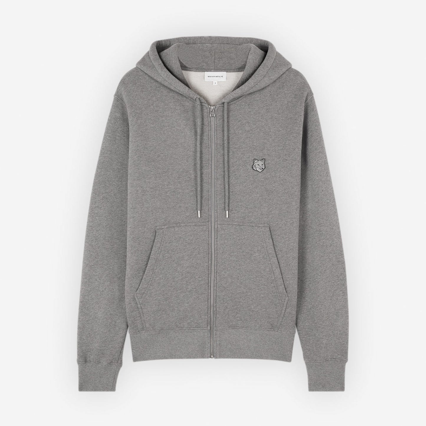 Maison Kitsuné Bold Fox Head Patch Comfort Zipped Hoodie (MM00714KM0307)