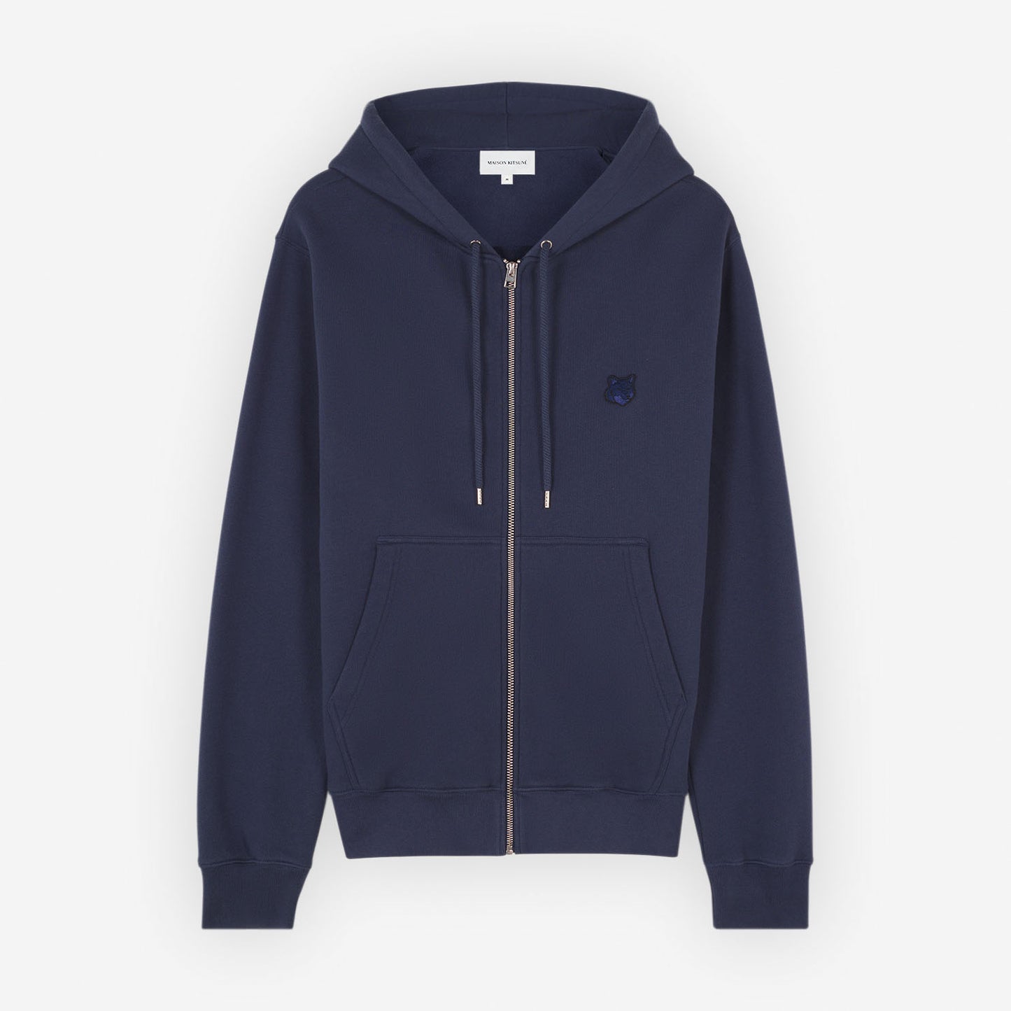 Maison Kitsuné Bold Fox Head Patch Comfort Zipped Hoodie (MM00714KM0307)