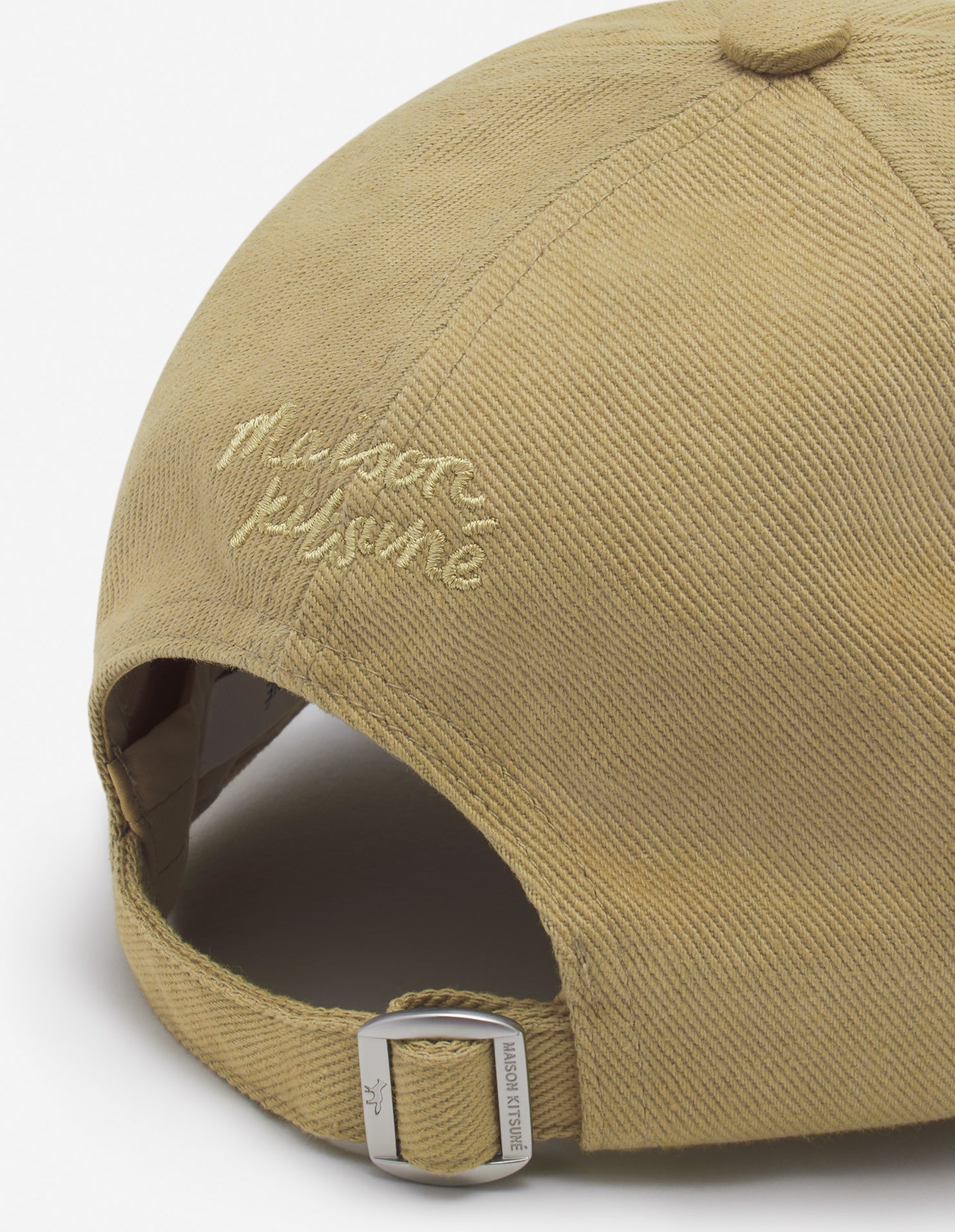 Maison Kitsuné Beige Fox Head Cap (MM06104WW0096)